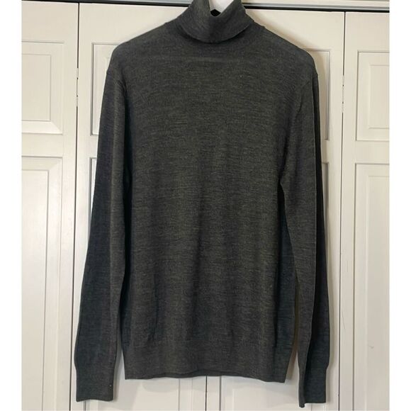 Bartolini made in Italy Merino Wool blend turtleneck sweater XL - Picture 9 of 9